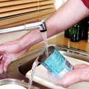 Washing can out for recycling